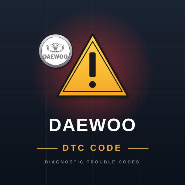 Daewoo — DTC kódy