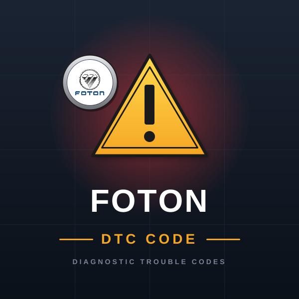 Foton — DTC kódy