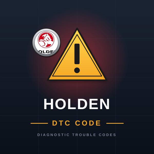 Holden — DTC kódy