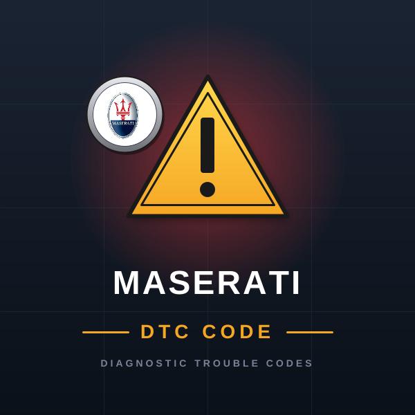 Maserati — DTC kódy