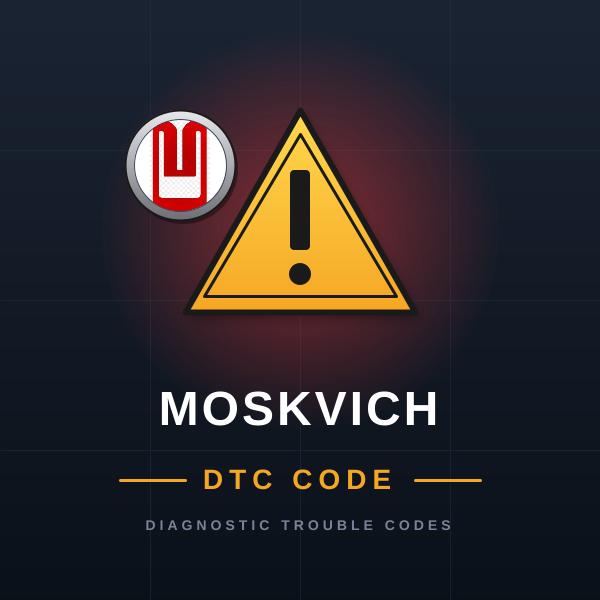 Moskvich — DTC kódy