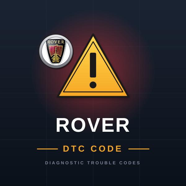 Rover — DTC kódy