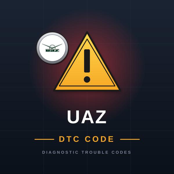 UAZ — DTC kódy