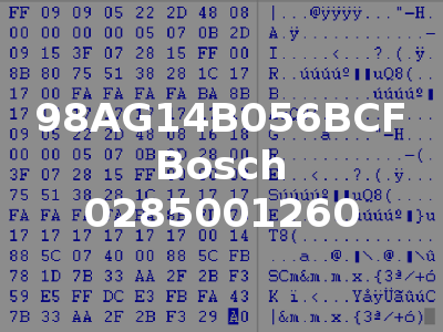 98AG14B056BCF Bosch 0285001260