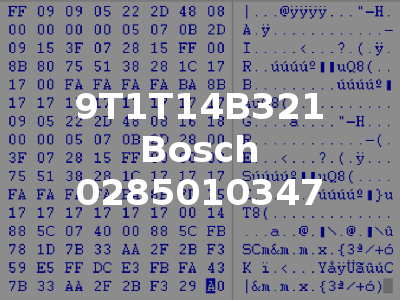 9T1T14B321 Bosch 0285010347