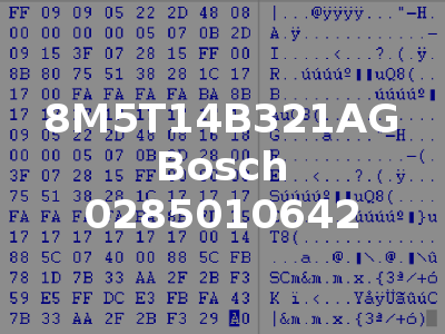 8M5T14B321AG Bosch 0285010642