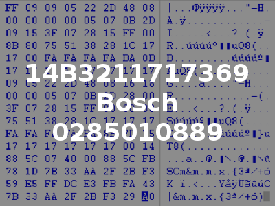 14B3211717369 Bosch 0285010889