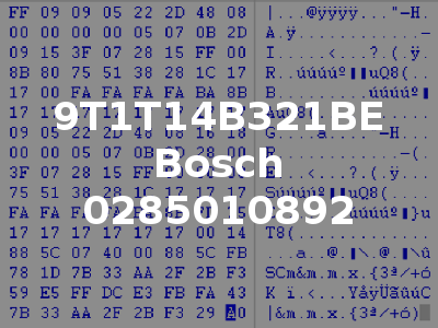 9T1T14B321BE Bosch 0285010892