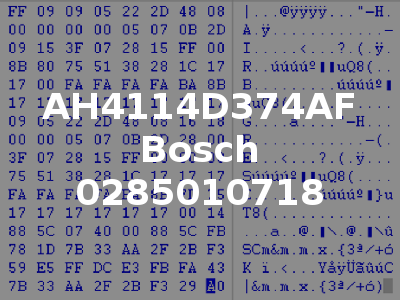 AH4114D374AF Bosch 0285010718