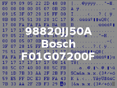 98820JJ50A Bosch F01G07200F