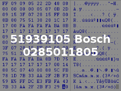 51939105 Bosch 0285011805