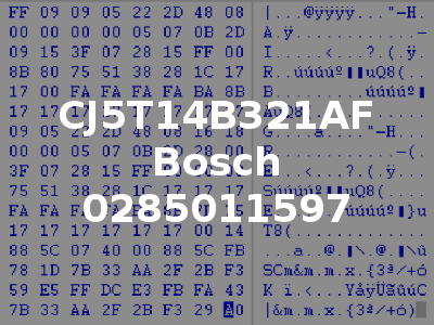 CJ5T14B321AF Bosch 0285011597