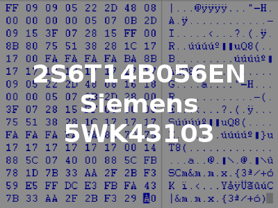 2S6T14B056EN Siemens 5WK43103
