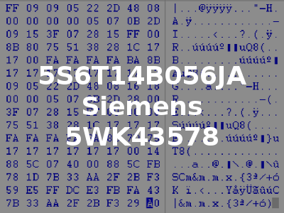 5S6T14B056JA Siemens 5WK43578