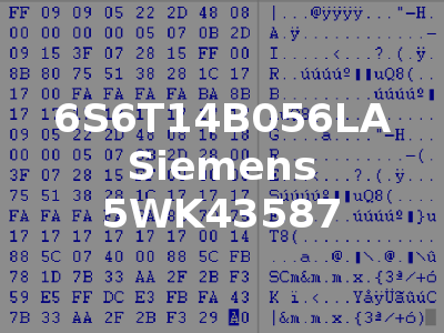 6S6T14B056LA Siemens 5WK43587