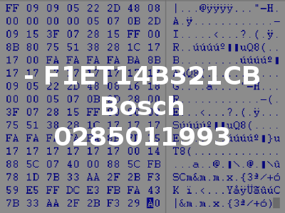 F1ET14B321CB Bosch 0285011993