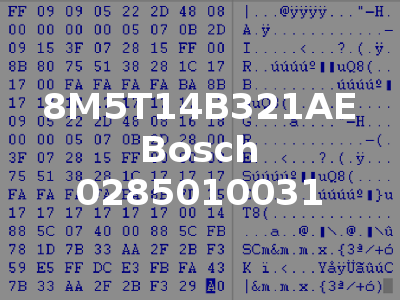 8M5T14B321AE Bosch 0285010031