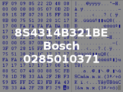 8S4314B321BE Bosch 0285010371