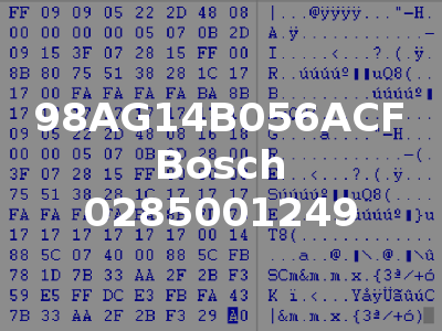 98AG14B056ACF Bosch 0285001249
