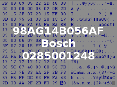 98AG14B056AF Bosch 0285001248