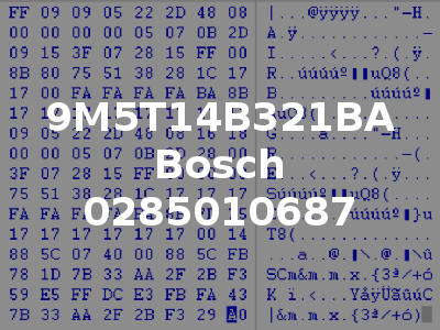 9M5T14B321BA Bosch 0285010687