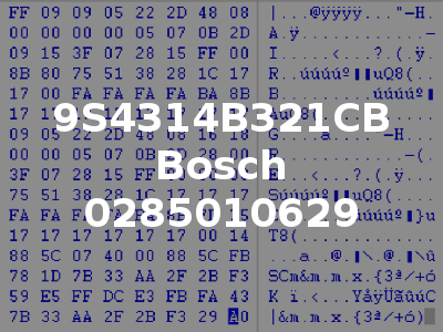 9S4314B321CB Bosch 0285010629