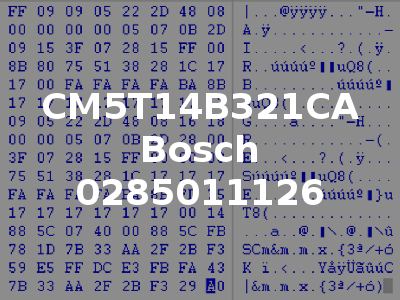 CM5T14B321CA Bosch 0285011126