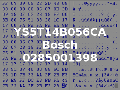 YS5T14B056CA Bosch 0285001398