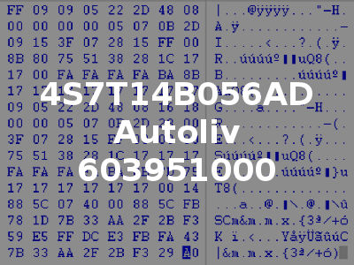 4S7T14B056AD Autoliv 603951000