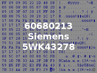 60680213 Siemens 5WK43278