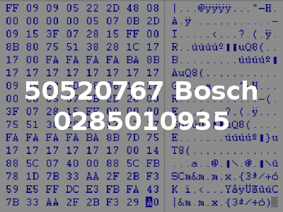 50520767 Bosch 0285010935