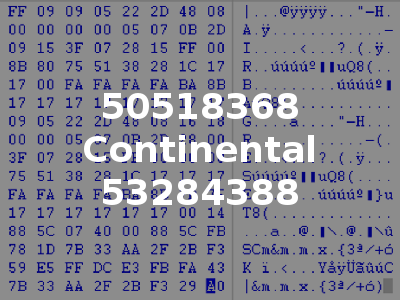 50518368 Continental 53284388
