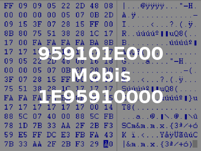 959101E000 Mobis 1E95910000
