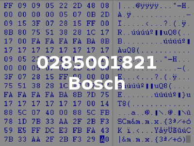 0285001821 Bosch