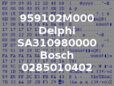 959102M000 Delphi SA310980000 Bosch 0285010402