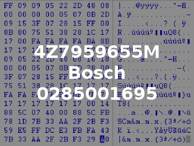 4Z7959655M Bosch 0285001695