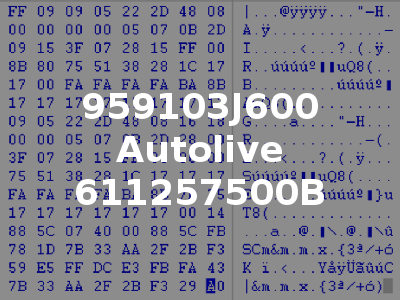 959103J600 Autolive 611257500B