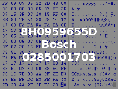 8H0959655D Bosch 0285001703