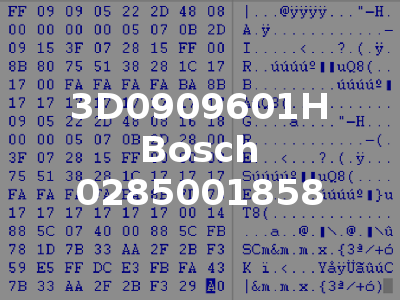 3D0909601H Bosch 0285001858