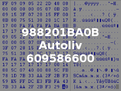 988201BA0B Autoliv 609586600