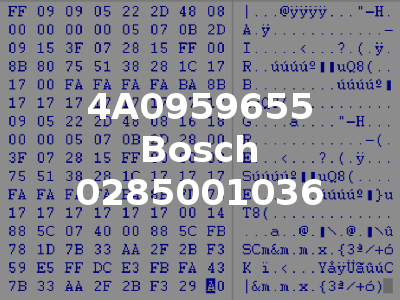 4A0959655 Bosch 0285001036