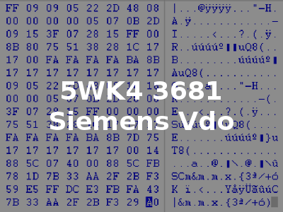 5Wk43681 Siemens Vdo