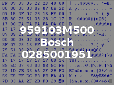959103M500 Bosch 0285001951