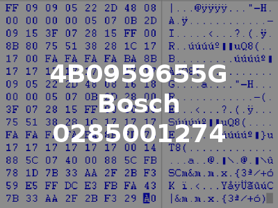 4B0959655G Bosch 0285001274