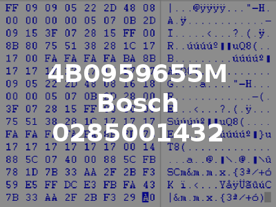 4B0959655M Bosch 0285001432