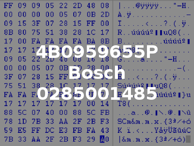 4B0959655P Bosch 0285001485