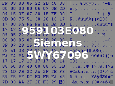959103E080 Siemens 5WY67096