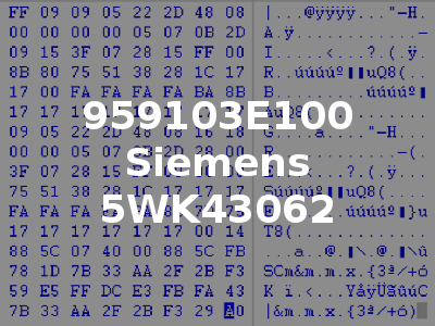 959103E100 Siemens 5WK43062