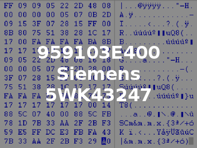 959103E400 Siemens 5WK43247