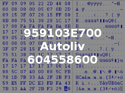 959103E700 Autoliv 604558600